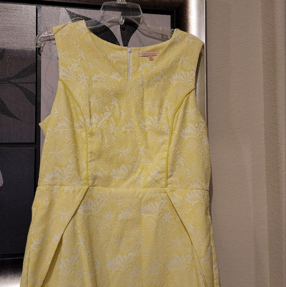 Vibrant Yellow Dress Work/Office